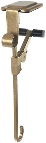 Fireplace Stocking and Garland Hanger with Two Hooks (3 Pack - Gold) - Image 2