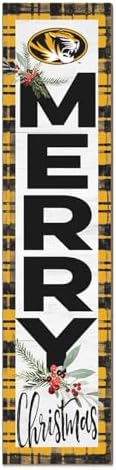 KH Sports Fan Missouri Tigers Holiday Porch Leaner, 11x46 Inches, Tigers Outdoor Christmas Sign; Display Some Holiday Cheer with This Missouri Tigers Christmas Sign by BostonCollegeEagles