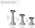 JFY Designs Ashbourne Candle Holders for Pillar, Farmhouse Fireplace Décor - Image 4