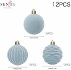 3.15In Velvet Ornaments for Christmas Tree,12Pcs Christmas Ornaments Set - Image 4