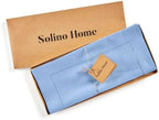 Solino Home 100% Pure Linen Dining Table Runner Cornflower Blue, 14 x 90 in - Image 5