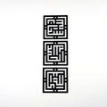 iwa concept Kufic Subhanallah Alhamdulillah Allahuakbar Wooden Acrylic Islamic Wall Art | Ramadan Decoration | Muslim Home Decor | Arabic Calligraphy | (50 x 50 cm | 20 x 20 inches, Black) by iwaconcept