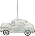 Lenox 2025 Just Married Vintage Car Christmas Hanging Ornament by Lenox