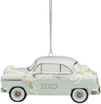 Lenox 2025 Just Married Vintage Car Christmas Hanging Ornament by Lenox