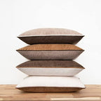 MONDAY MOOSE Decorative Throw Pillow Covers Cushion Cases, Set of 4 Soft Velvet Modern Double-Sided Designs, Mix and Match for Home Decor, Pillow Inserts Not Included (12x20 inch, Brown/Beige) - Image 5
