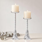 Cast Iron Candle Holder, 2 Pcs Candle Holders for Pillar Candles - Image 7
