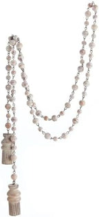 Napa Home & Garden, Wood Bead Tassel Garland 72" by Napa+Home+%26+Garden