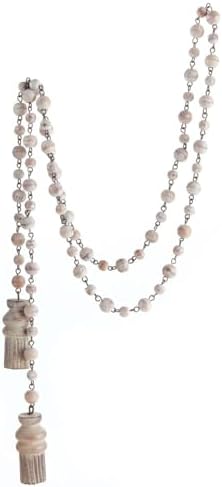 Napa Home & Garden, Wood Bead Tassel Garland 72" by Napa+Home+%26+Garden