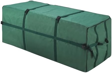 Christmas Tree Storage Bag- For up to 7.5FT Artificial Trees- Quality Green Canvas & Binding Straps- Protects Holiday Decorations by Tiny Tim Totes by Tiny+Tim+Totes