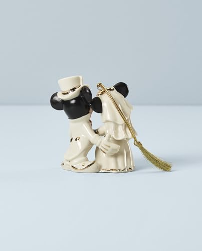 Lenox Minnie's Dream Wedding Porcelain Christmas Hanging Ornament - Image 3