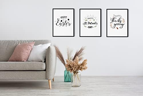 Haus and Hues Set of 9 Interchangeable Home Sign, Easter House Decor, Easter Wall Art, Spring Wall Decor Interchangeable Holiday Options, Interchangeable Holiday Decor (12x16, Unframed) - Image 5