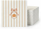 Thanksgiving Cameo Cocktail Napkins Printed Airlaid Linen-Feel Disposable Hand Towels for Thanksgiving Fall Holiday Party Buffet & Dinner(80Pack) by Unknown