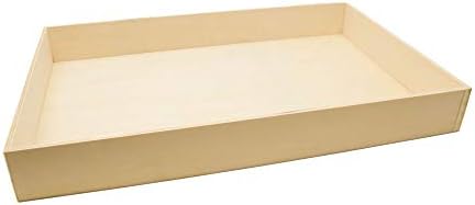 Unfinished Wood Nesting Trays, 2 Sets of 6 Wooden Crafting Trays, for Serving, Organizing, DIY Décor, and Play Tray, by Woodpeckers - Image 4