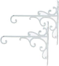 Sungmor Cast Iron Wall Hook Plant Hangers - 2PC White by Sungmor
