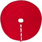 Sophia-Art Christmas Tree Skirt, Luxury Velvet Plush Skirt, Xmas Decoration Holiday Party Décor, Soft Velvet Home Décor Merry Christmas Party Christmas Tree Decorations (Red,56 Inch) by Sophia-Art