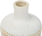Main + Mesa Stoneware Vases with Gold Pattern, Set of 8 - Image 5