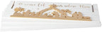 Glitzhome Wooden Tree Collar, Christmas Tree Base Cover, Christmas Tree Collars for Artificial Trees, 24" L Wooden Nativity Scene Xmas Tree Collar for Christmas Decoration - Image 7