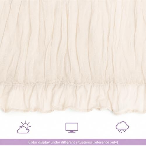 12 Pack Ivory White Table Runner 10Ft Cheesecloth Table Runner Rustic Gauze Table Runners Romantic Long Sheer Fabric Cheese Cloth Table Runners for Wedding Party Bridal Baby Shower - Image 7