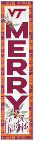 KH Sports Fan Virginia Tech Hokies Holiday Porch Leaner, 11x46 Inches, Hokies Outdoor Christmas Sign; Display Some Holiday Cheer with This Virginia Tech Hokies Christmas Sign by BostonCollegeEagles