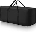 177 Gallon Outdoor Cushion Storage Bag 68 inch Extra Large Patio Furniture Cushion Storage Bag Waterproof Garden Cushion Storage Covers with Zipper and Handles Black (1 Pack, 68"L x 30"W x 20"H) by Uthem