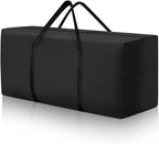 177 Gallon Outdoor Cushion Storage Bag 68 inch Extra Large Patio Furniture Cushion Storage Bag Waterproof Garden Cushion Storage Covers with Zipper and Handles Black (1 Pack, 68"L x 30"W x 20"H) by Uthem