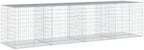 vidaXL Gabion Basket with Cover 157.5"x39.4"x39.4" Galvanized Iron by vidaXL