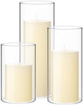 Shihanee 3 Pillar Candle and Holder, M, Ivory White by Shihanee