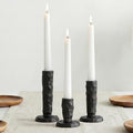 Sziqiqi Black Iron Candlstick Holders: Cast Iron Taper Candle Holder by SZIQIQI