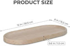 Travertine Bathroom Vanity Tray, 12"x6" Decorative Marble Tray for Kitchen Countertop, Elegant Stone Catchall Organizer for Perfume, Jewelry and Soap - Image 3