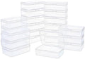 LJY 24 Clear Plastic Boxes, 4.9 x 3.3 x 1.4 in for Diamond Painting by LJY