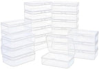 LJY 24 Clear Plastic Boxes, 4.9 x 3.3 x 1.4 in for Diamond Painting by LJY