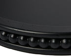 Creative Co-Op Farmhouse Decorative Round Wood Tray with Hobnail Edge, Black - Image 4