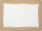 Villeroy & Boch Metallic Brushstroke Modern Linen Blend Placemat Set, 14 Inches x 20 Inches, Set of 4, Ivory and Gold - Image 2