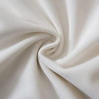 JUSPURBET 28x28 Euro Velvet Throw Pillow Covers Set of 2,Cream White - Image 6