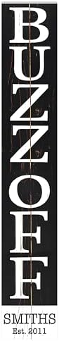 Personalized Welcome Sign for Front Door, Custom Welcome Sign for Porch Outdoor Welcome Home Decorations, 48"x8" PVC Sign (Design 6) - Image 2