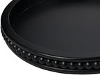 Creative Co-Op Farmhouse Decorative Round Wood Tray with Hobnail Edge, Black - Image 7
