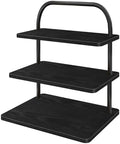 Cupcake Stand, 3 Tier Halloween Cupcake Stand for 50 Cupcakes Rustic Cupcake Display Stand Large Wood Dessert Table Display Set Cupcake Tower Tiered Tray Stand for Wedding Birthday Party by OugeWood