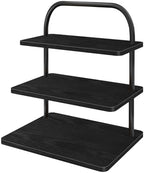 Cupcake Stand, 3 Tier Halloween Cupcake Stand for 50 Cupcakes Rustic Cupcake Display Stand Large Wood Dessert Table Display Set Cupcake Tower Tiered Tray Stand for Wedding Birthday Party by OugeWood