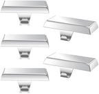OCTERIC 5 Pcs Silver Christmas Metal Stocking Holders for Mantle, Heavy Duty Stocking Hangers Stocking Hook Xmas Ornaments for Counter Tables Window Fireplace Mantle Decoration by OCTERIC