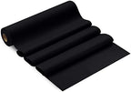 BloominGoods Disposable Table Runner for Dining Table, 16" 20-Pack Linen-Like Black Paper Table Runners for Party, Wedding Or Event - Image 7