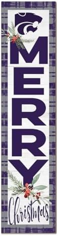 KH Sports Fan Kansas State Wildcats Holiday Porch Leaner, 11x46 Inches, Wildcats Outdoor Christmas Sign; Display Some Holiday Cheer with This Kansas State Wildcats Christmas Sign by BostonCollegeEagles