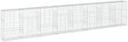 vidaXL Gabion Basket with Cover 315"x19.7"x59.1" Galvanized Iron by vidaXL
