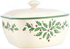 Lenox Holiday Porcelain Covered Christmas Casserole Dish - Image 4
