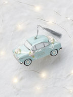 Lenox 2025 Just Married Vintage Car Christmas Hanging Ornament - Image 4