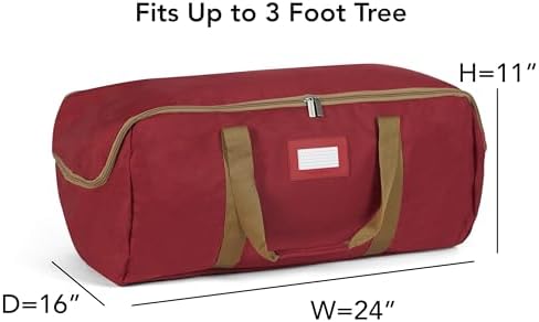 Covermates Christmas Tree Storage Bag, Red - Image 3