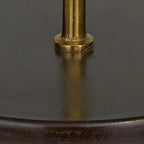 Deco 79 Mango Wood 2 Level Tiered Server with Gold Stand, 14" x 14" x 18", Dark Brown - Image 7
