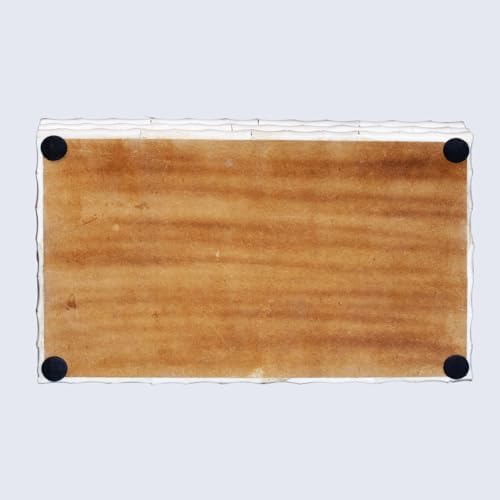 Handicrafts Home Decorative Storage Box 10x6 – Remote Organizer Box with Lid, Modern Decorative Keepsake Box, Boho Shelf Décor, Memory Box for Photos or Letters, Decorative Box for Table Décor - Image 6