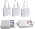 40 pcs paper boxes 9 x 9×3.5 cm white luxury gift storage, jewelry gift storage box for earrings necklaces bracelets rings by PUPPYSEW
