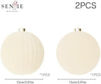 6In Velvet Ornaments for Christmas Tree,2Pcs Large Christmas Ornament Set - Image 4