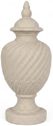 Sand Beige Finial For Entranceway or Gateway, Outdoor Garden Sculpture - Image 2